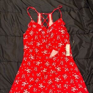 No Boundaries Pink Floral Dress